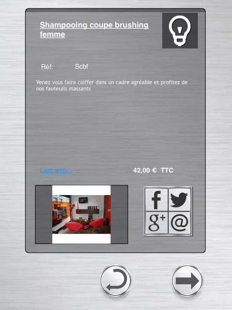 KARINE TASSE COIFFURE iPad  Screenshots