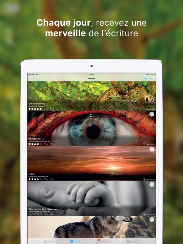 La Plume iPad  سکرین شاٹس