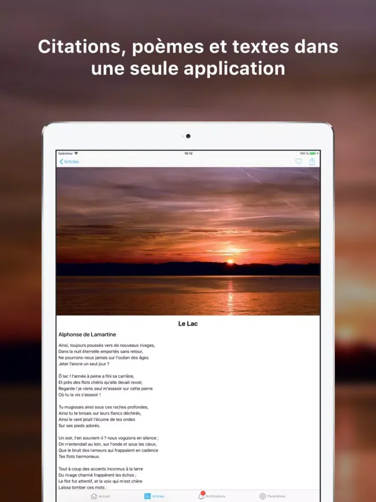 La Plume iPad  سکرین شاٹس
