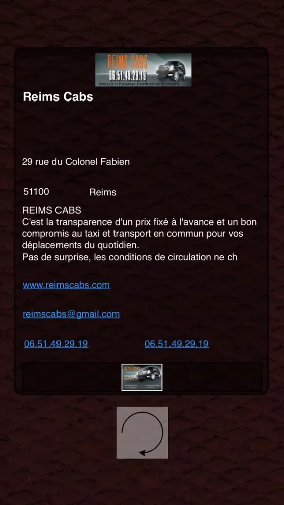 ภาพหน้าจอของ Reims Cabs