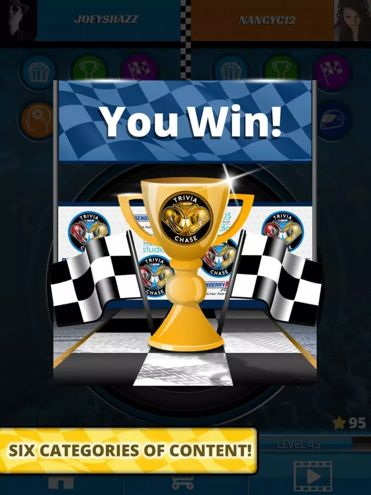 NASCAR Trivia Chase iPad 应用截图