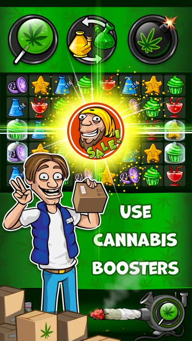 Wake&Bake - Puzzle Weed Story Screenshots