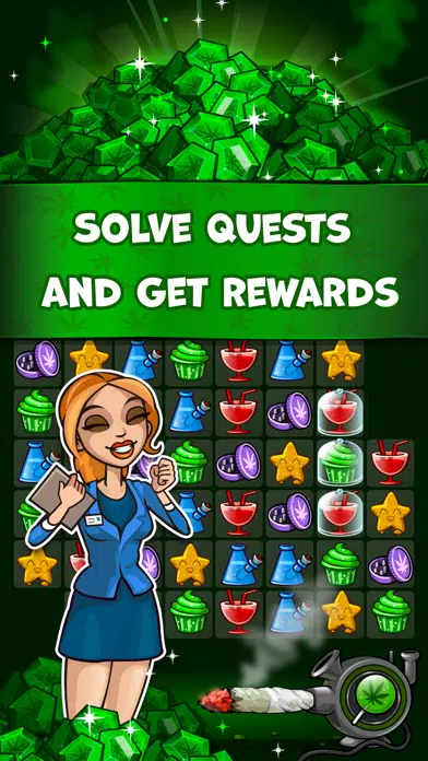 Wake&Bake - Puzzle Weed Story Screenshots