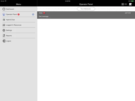 DEP Live Chat iPad  スクリーンショット