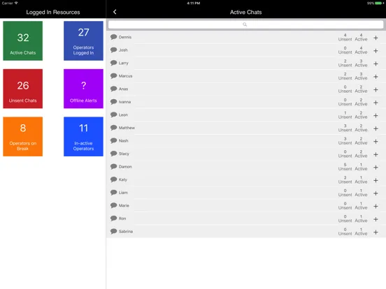 DEP Live Chat iPad  スクリーンショット