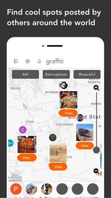 Graffiti Maps-Places Traveled سکرین شاٹس