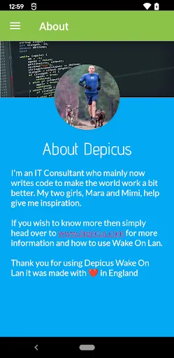 Tangkapan layar Depicus Wake On Lan