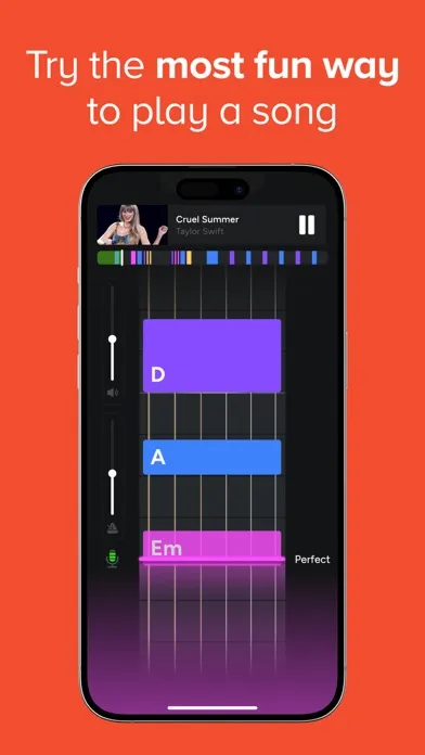 ภาพหน้าจอของ Chordie AI: Learn, Play Guitar