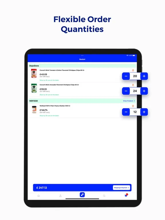 Ảnh chụp màn hình của DepoDone iPad 