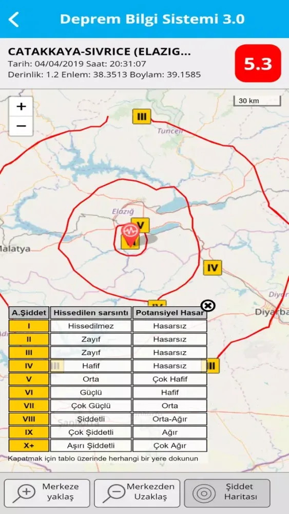 تصاویر Deprem Bilgi Sistemi 3.0
