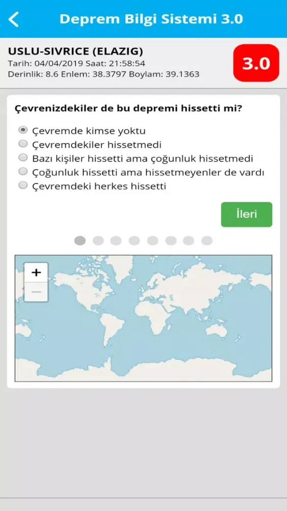 تصاویر Deprem Bilgi Sistemi 3.0