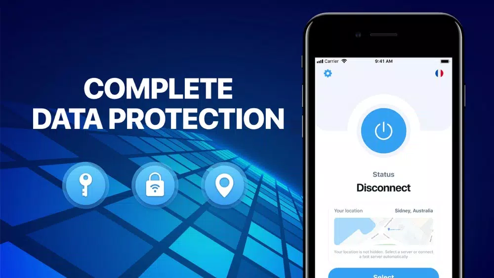 ภาพหน้าจอของ Maxtor: protected connection
