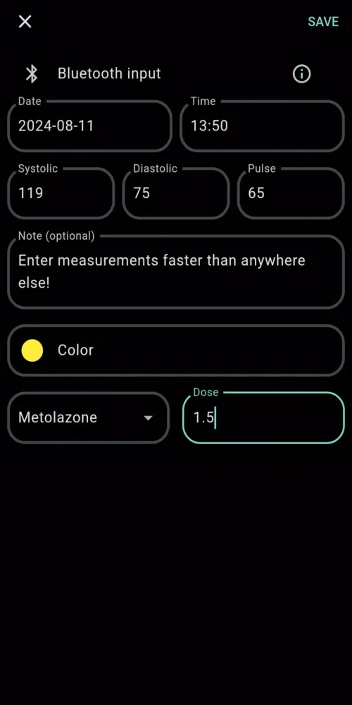 Blood Pressure Monitor স্ক্রিনশট