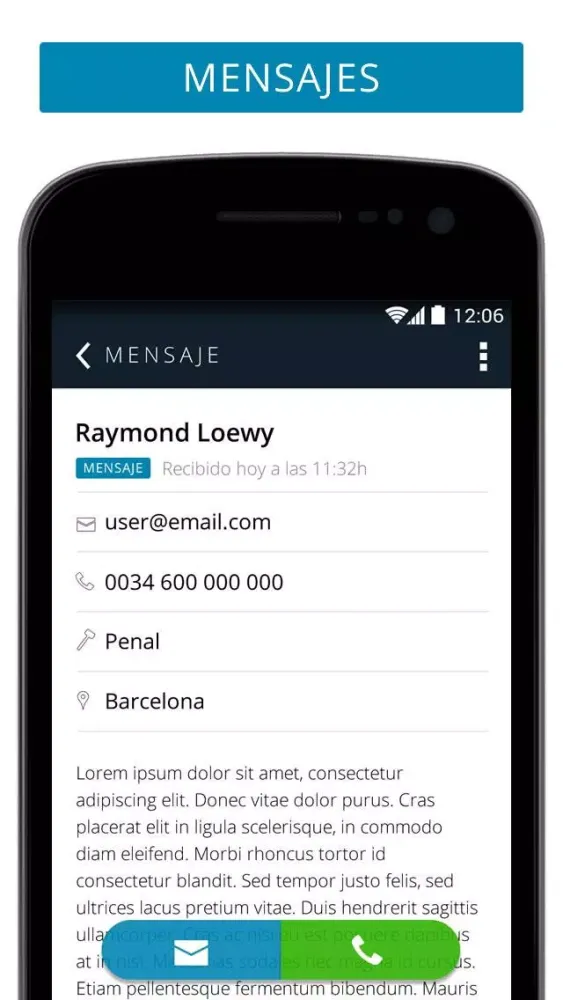 Gestor clientes para abogados Screenshots