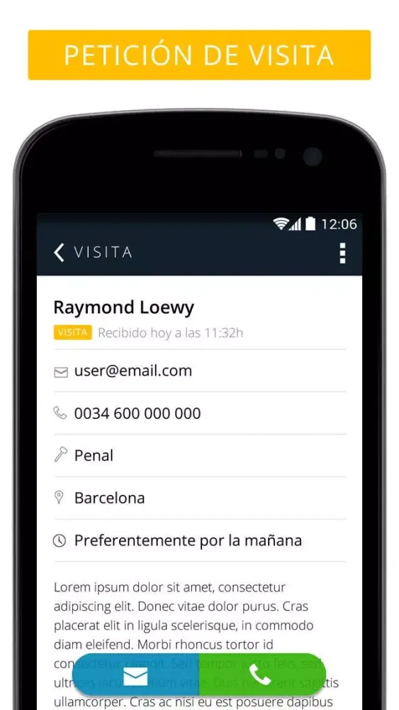 Gestor clientes para abogados Screenshots