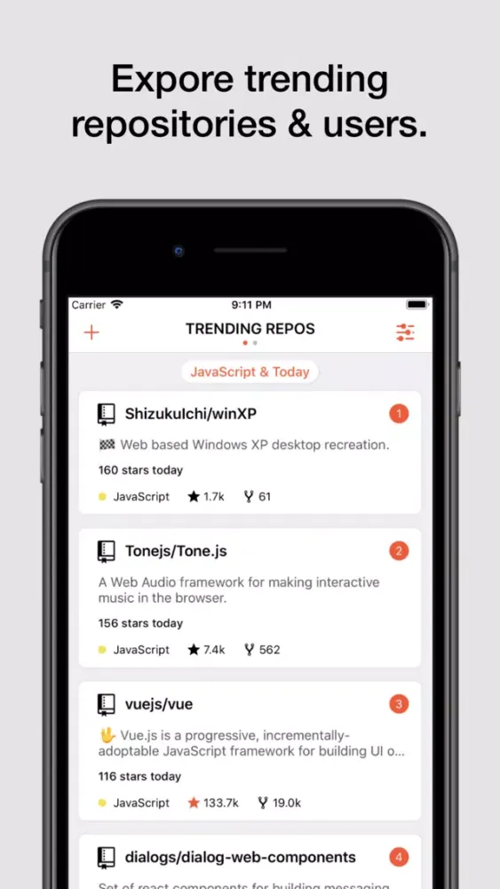 Coderx for GitHub স্ক্রিনশট