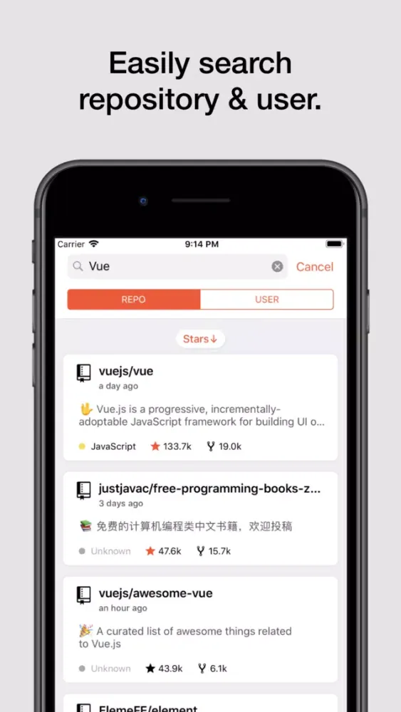 Coderx for GitHub স্ক্রিনশট