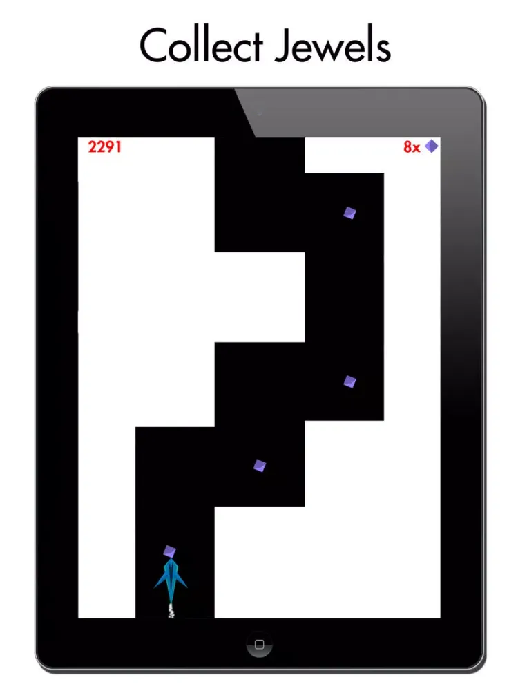 Tangkapan skrin Space Runner - Endless Flyer iPad 