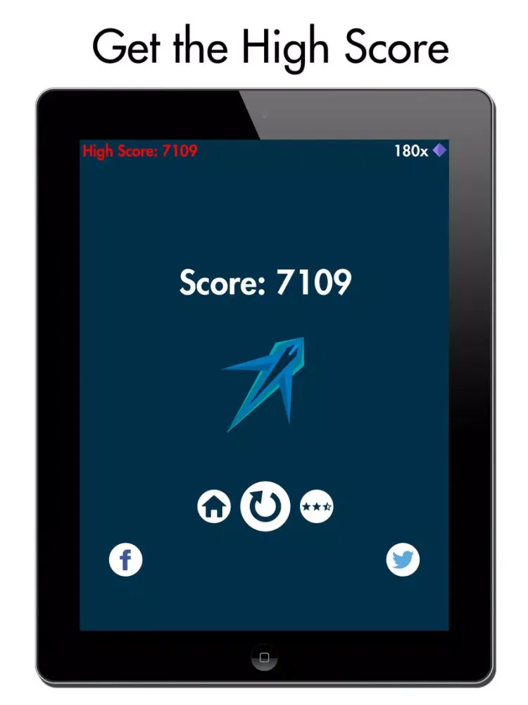 Tangkapan skrin Space Runner - Endless Flyer iPad 