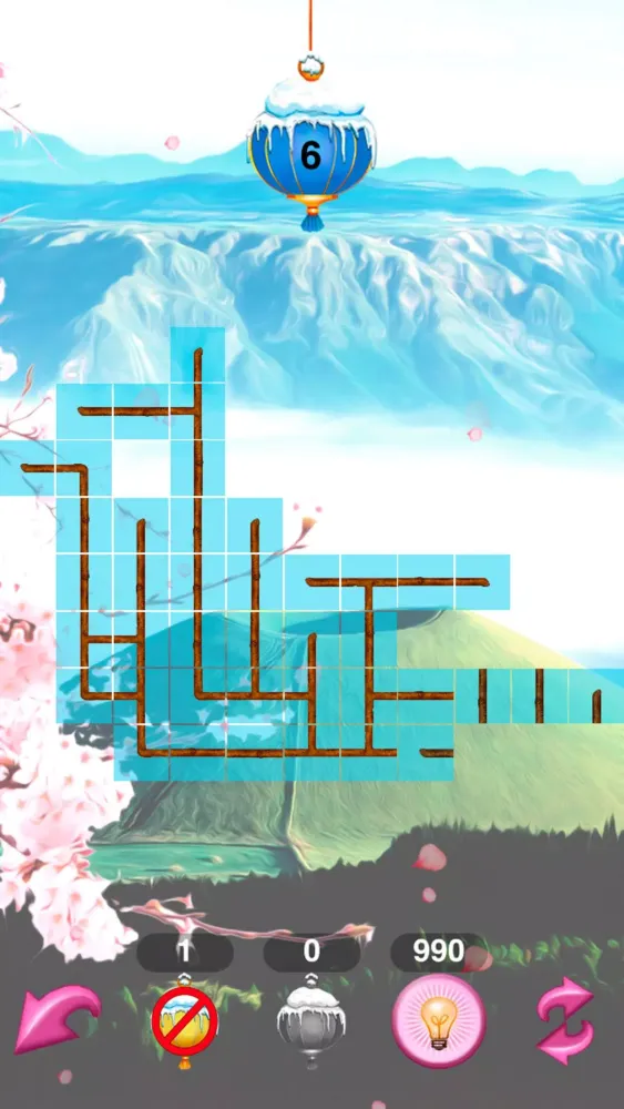 ภาพหน้าจอของ Sakura Puzzle