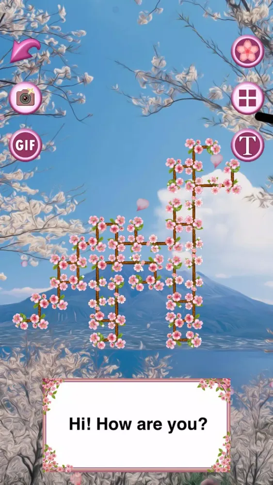 ภาพหน้าจอของ Sakura Puzzle