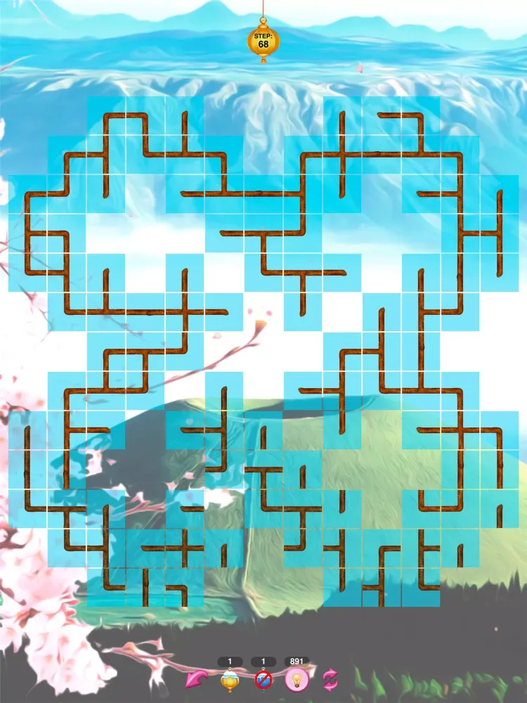 ภาพหน้าจอของ Sakura Puzzle