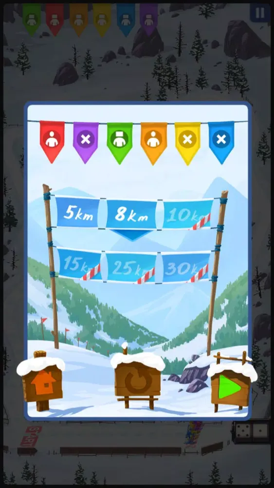 Biathlon. Board game Screenshots