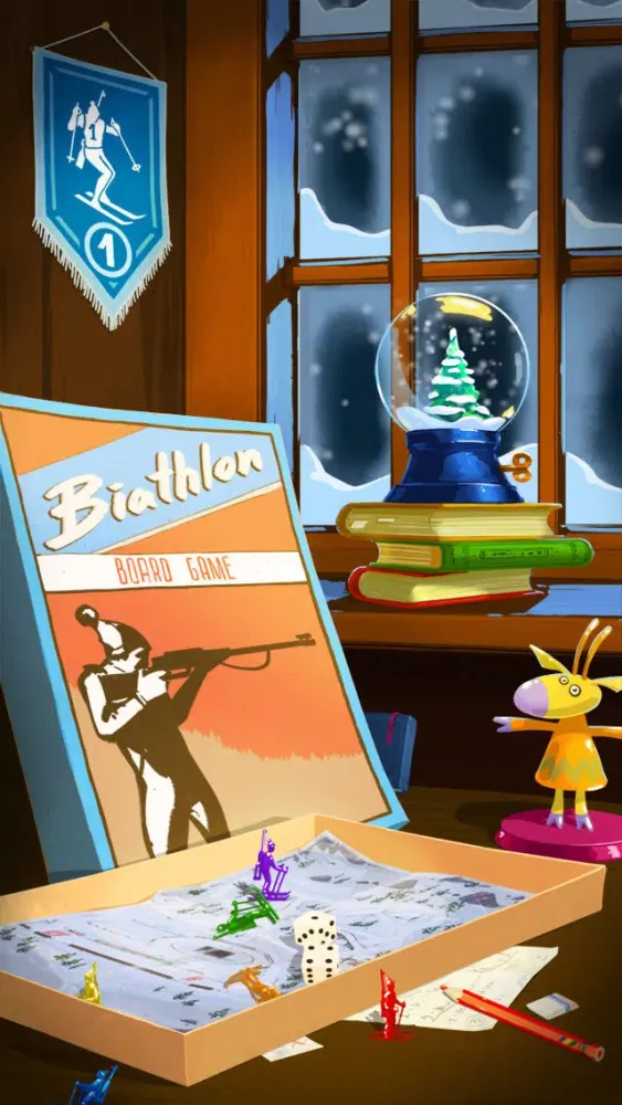 Biathlon. Board game Screenshots