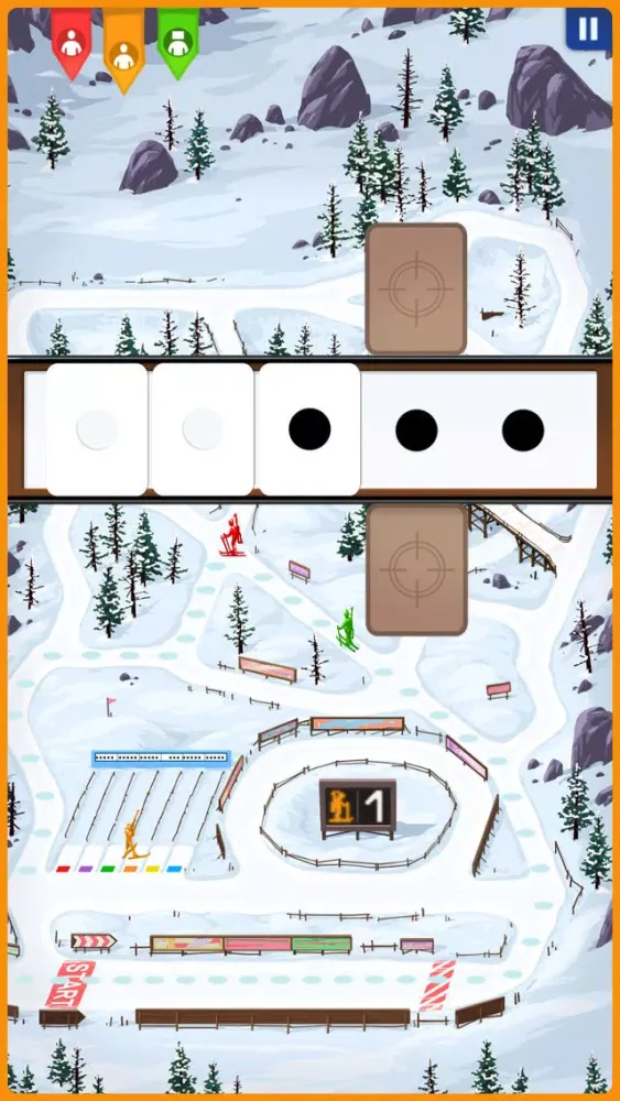 Biathlon. Board game Screenshots