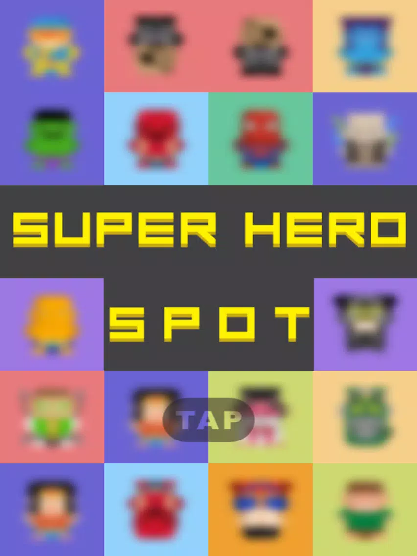 Superhero Spot - Find the Difference Puzzle iPad  Screenshots