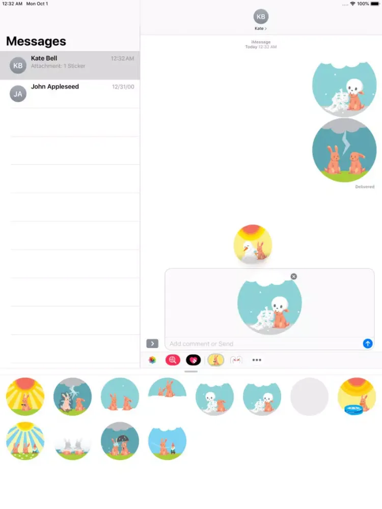 Rabbit Weather iPad  স্ক্রিনশট