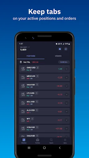 Deriv X: online trading app Screenshots