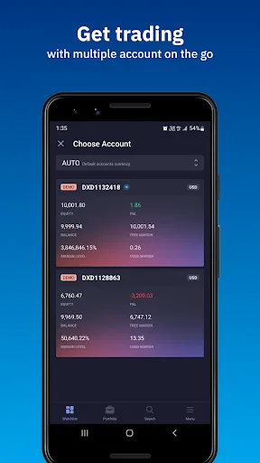 Deriv X: online trading app Screenshots