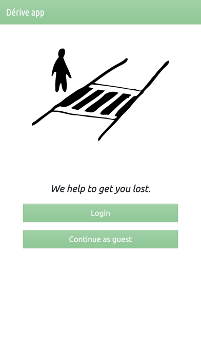 Dérive app سکرین شاٹس