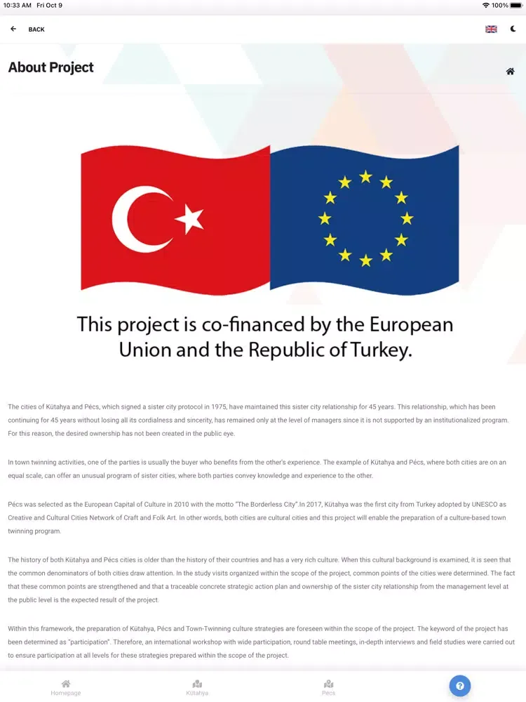Capturas de pantalla de Kütahya-Pécs App iPad 