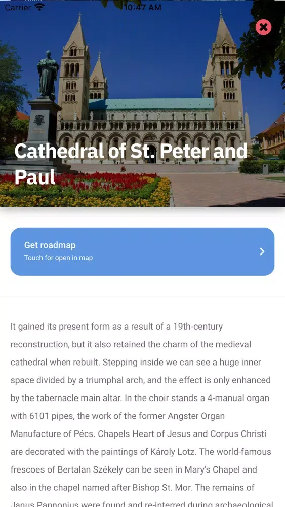 Capturas de pantalla de Kütahya-Pécs App
