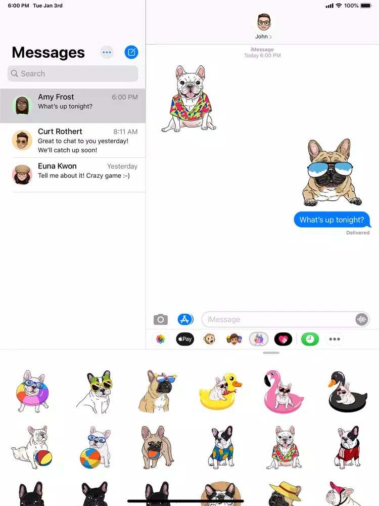 Frenchie Let's Play iPad  スクリーンショット