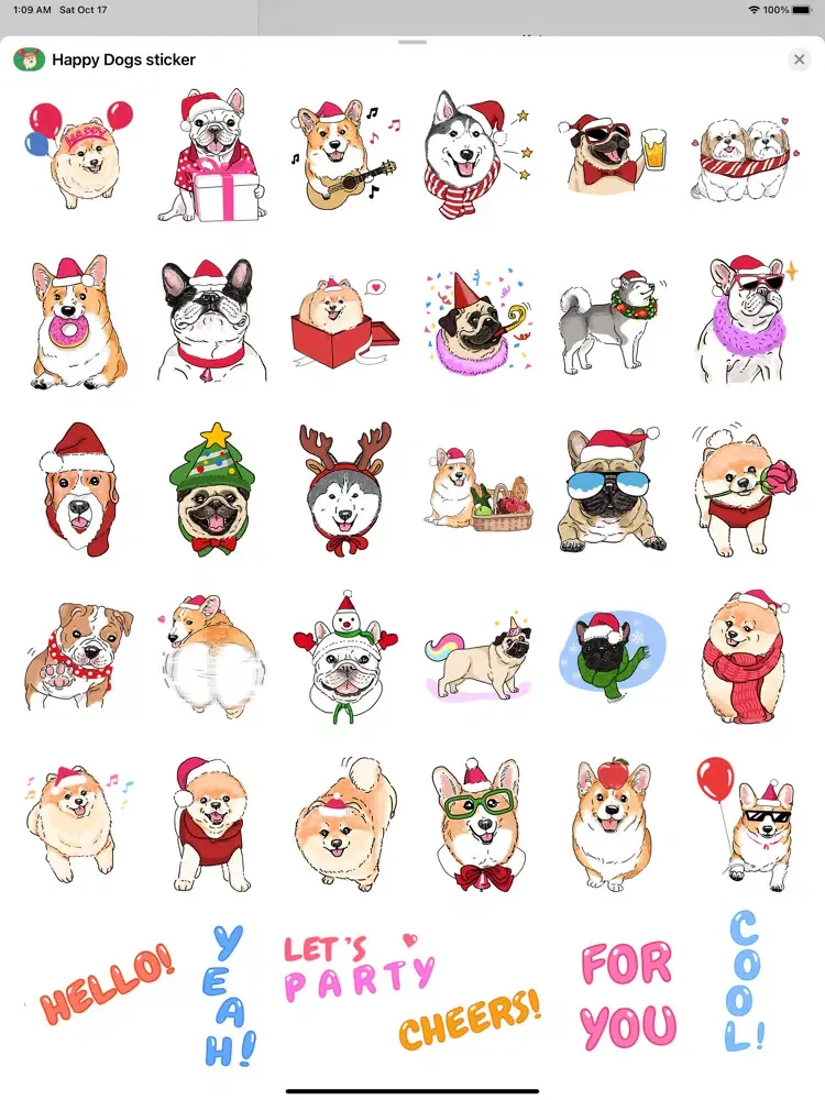 تصاویر Merry Dogs iPad 