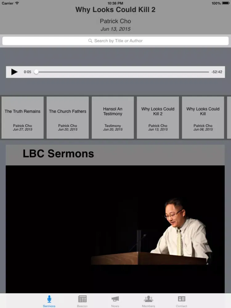 Lighthouse Bible Church iPad  Screenshots