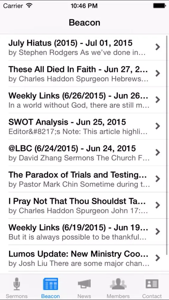 Lighthouse Bible Church Screenshots