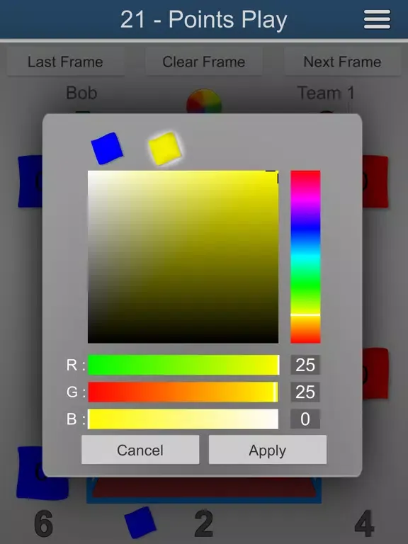 Ultimate Cornhole Scoreboard iPad 應用截圖