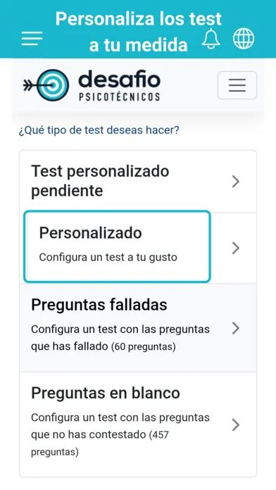 Desafío Psicotécnicos স্ক্রিনশট