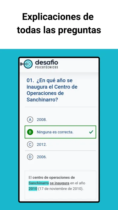 Desafío Psicotécnicos স্ক্রিনশট