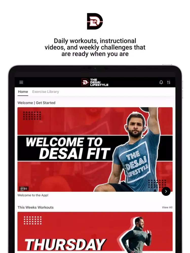 Desai Fit by Abhish Desai iPad  スクリーンショット