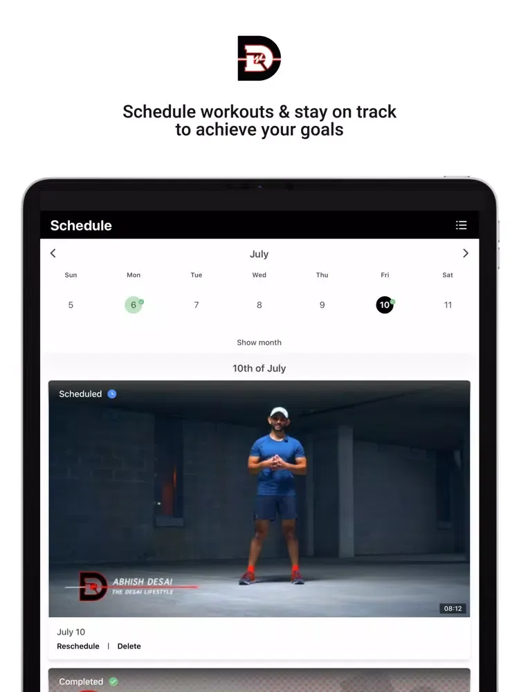 Desai Fit by Abhish Desai iPad  スクリーンショット