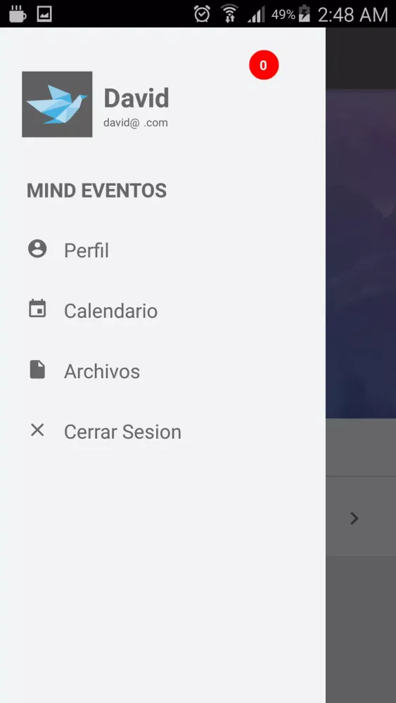 Mind Eventos Screenshots