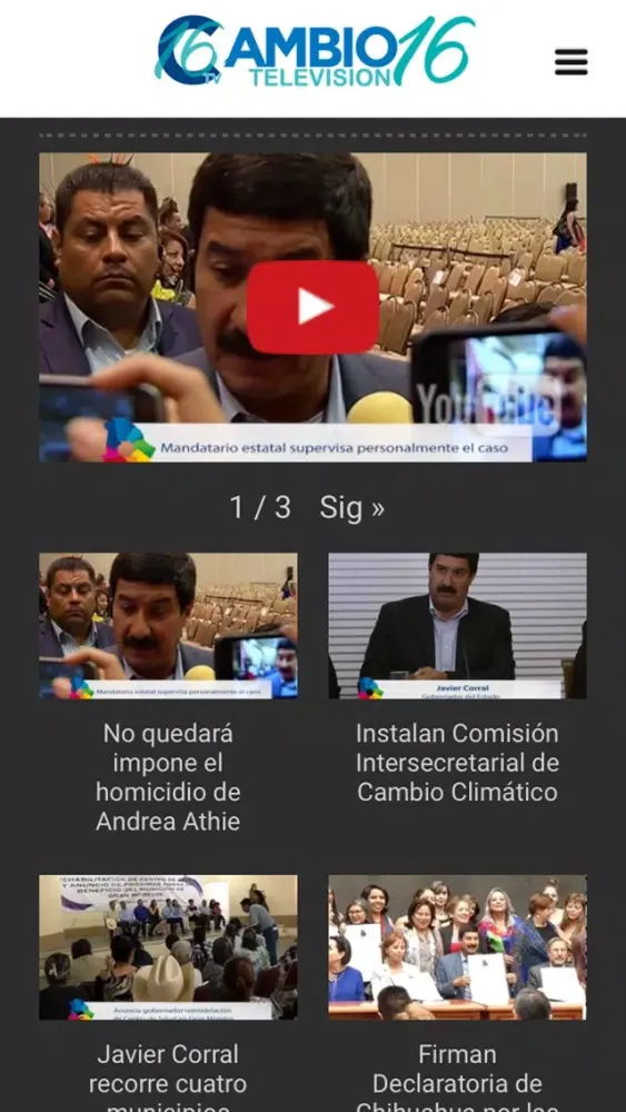 Zrzuty ekranu Cambio 16 TV