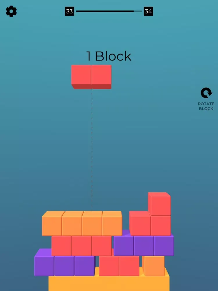 Tangkapan layar Sky Blocks! iPad 