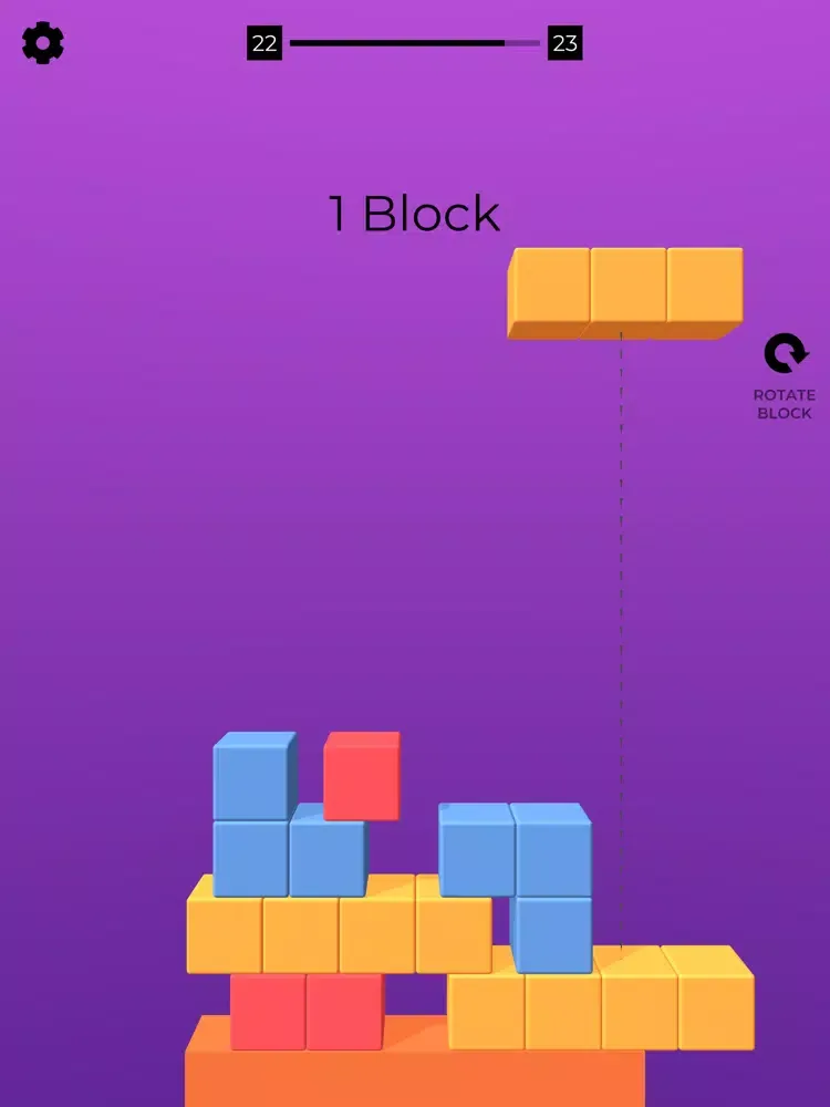 Tangkapan layar Sky Blocks! iPad 