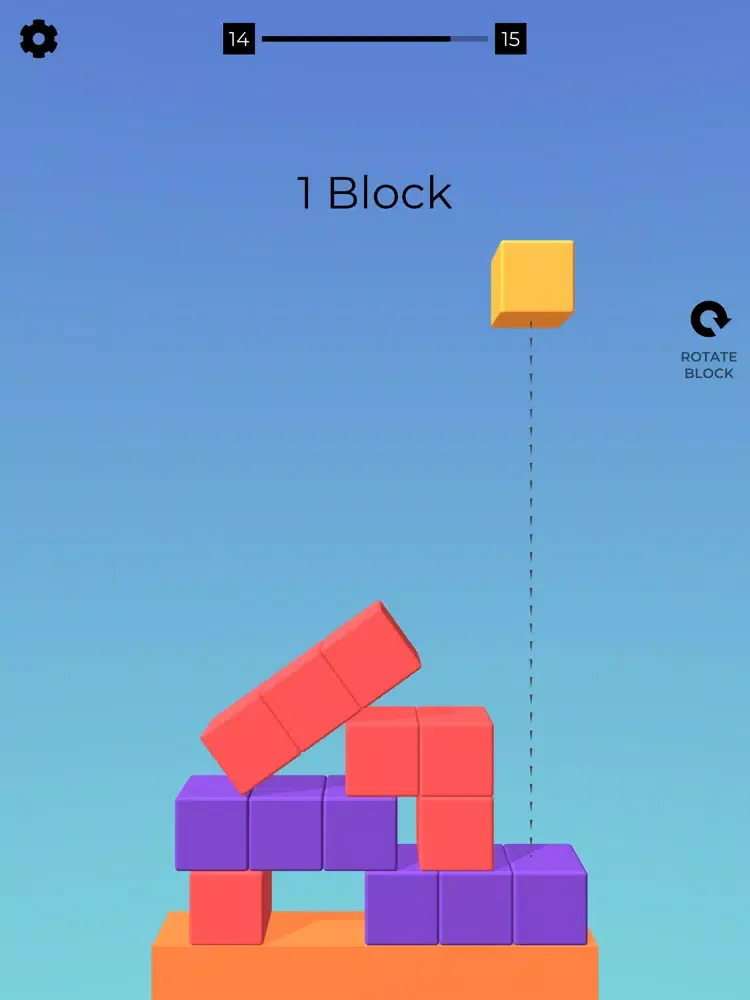 Tangkapan layar Sky Blocks! iPad 